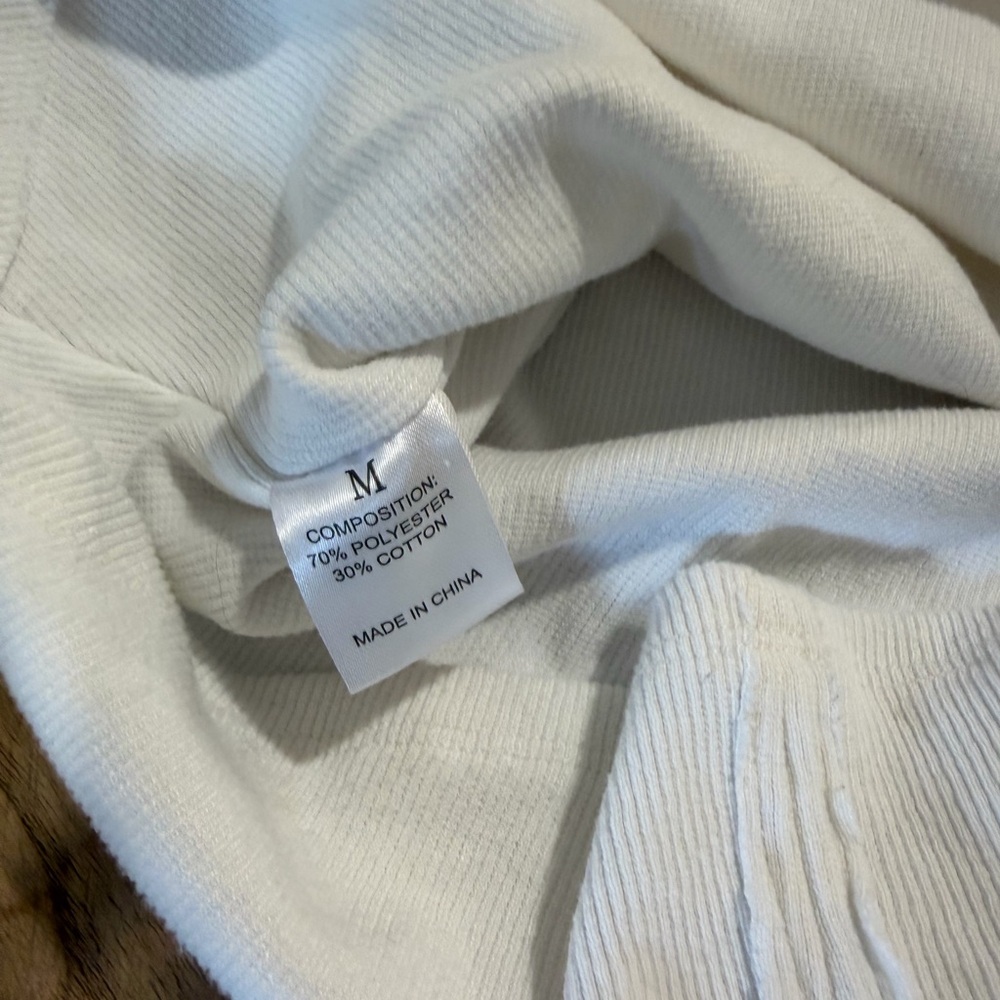 Kids White Ribbed Tank Top - Picture 4 of 6